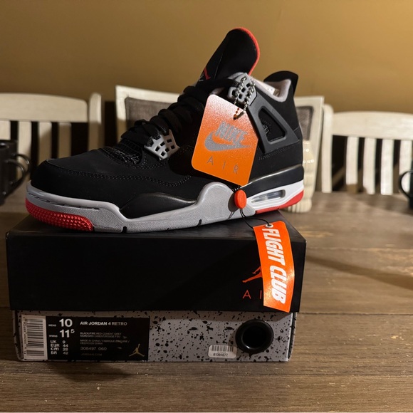 Jordan Black and Red Sneakers